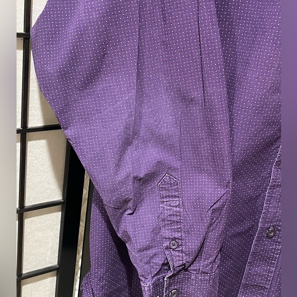 Ariat Purple and Pink Patterned LONG SLEEVE Shirt, MENS XL - Picture 7 of 16